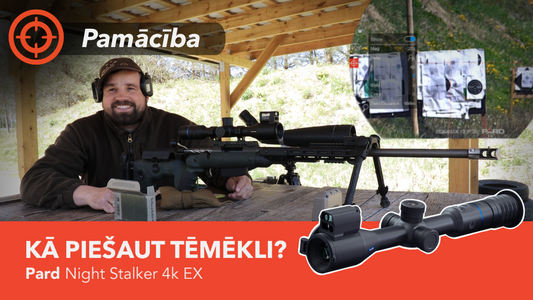 Kā piešaut PARD Night Stalker 4k EX digitālo tēmekli?