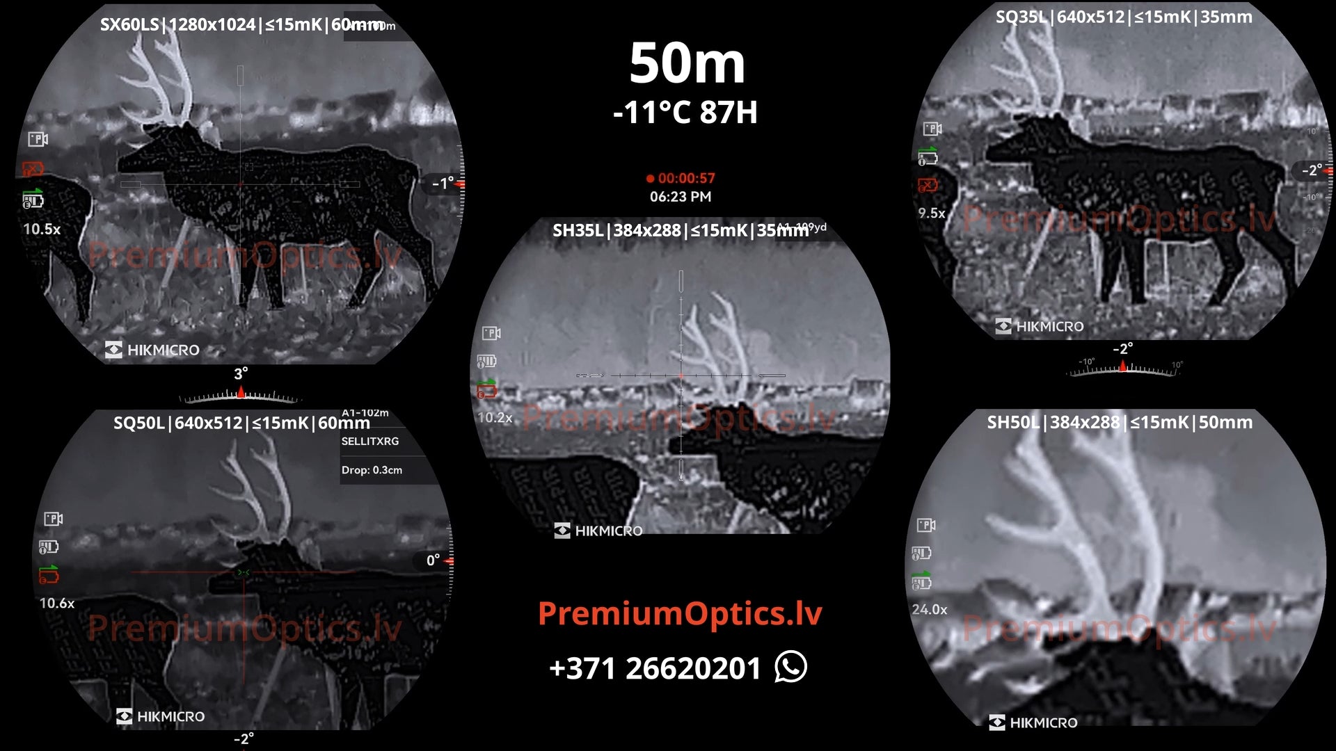 50m 3x -11c