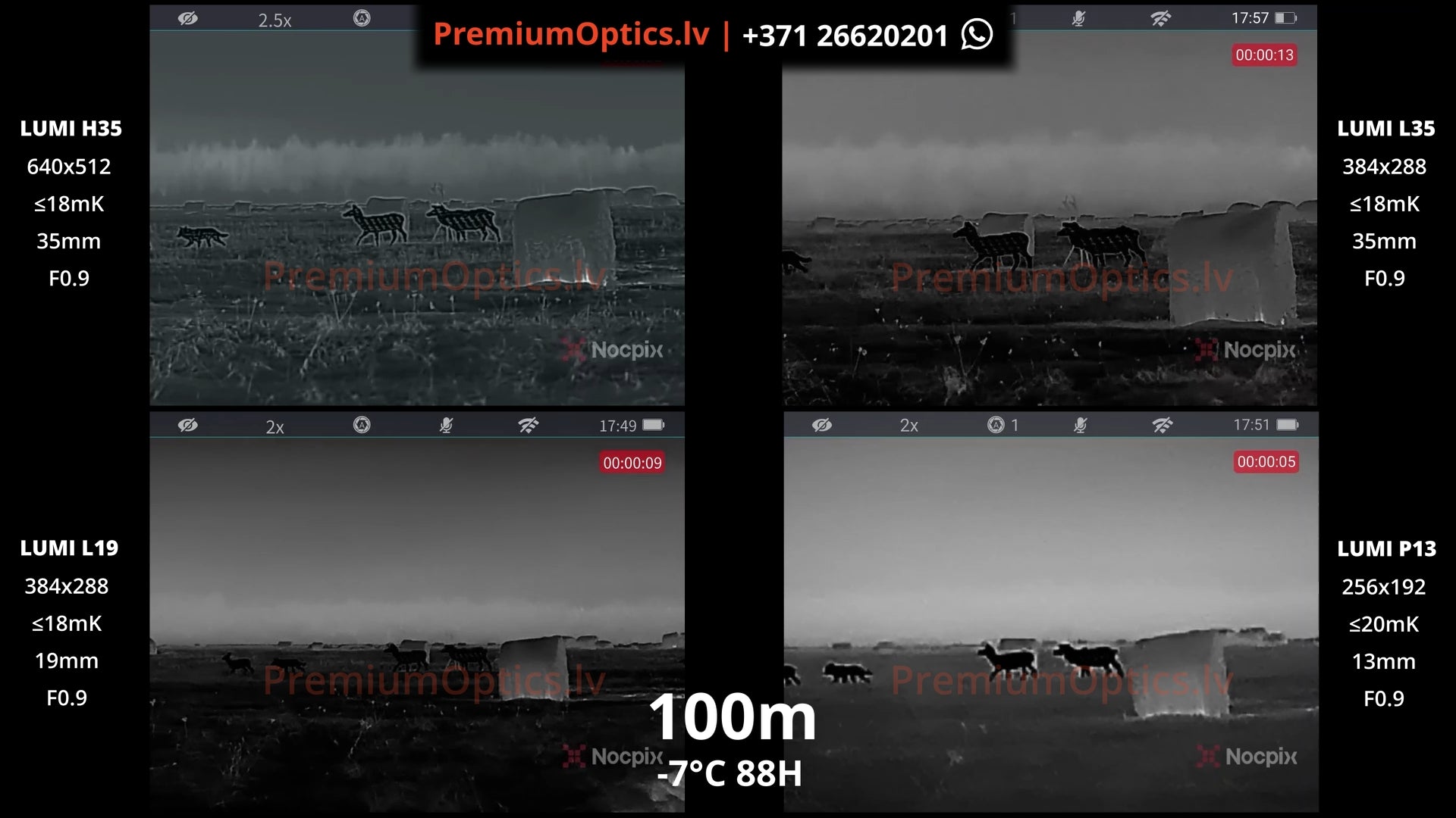 100m 1x -7c