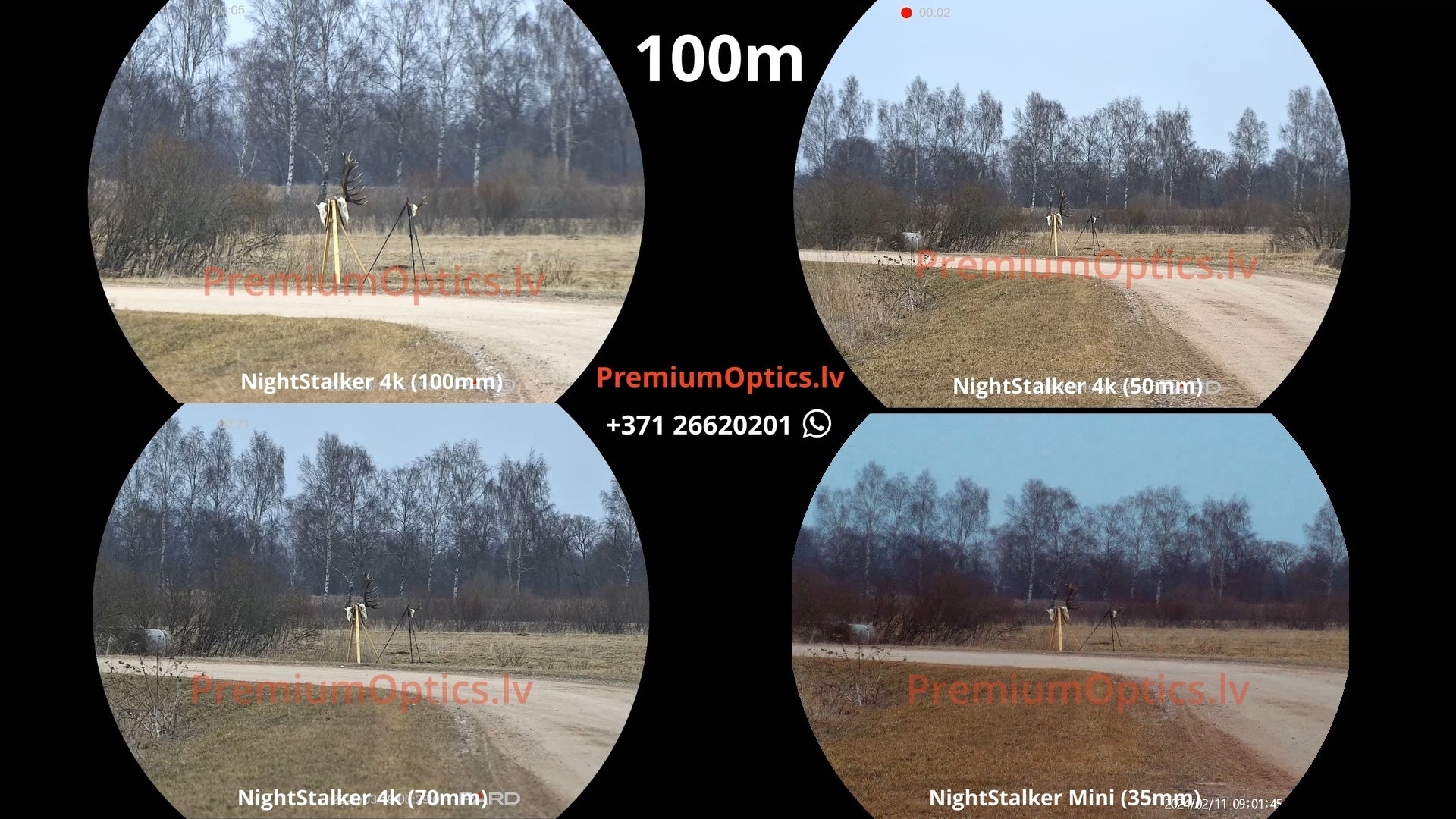 pard night stalker 4k ex digitalais temeklis tests diena 100m 1x palielinajums