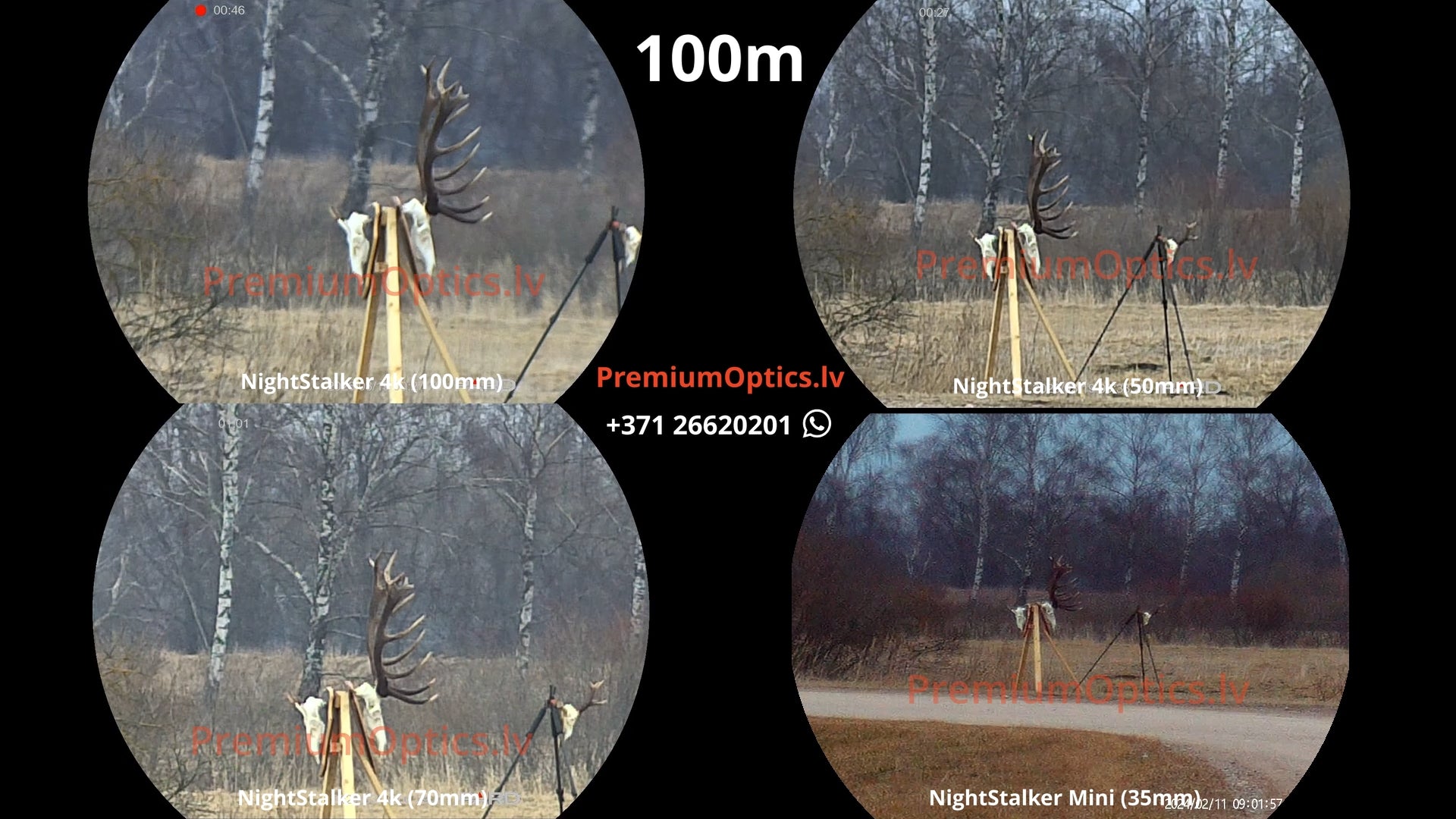 pard night stalker 4k ex digitalais temeklis tests diena 100m 2x palielinajums