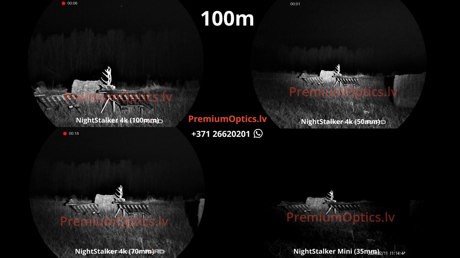 pard night stalker 4k ex digitalais temeklis tests nakts 100m 1x palielinajums