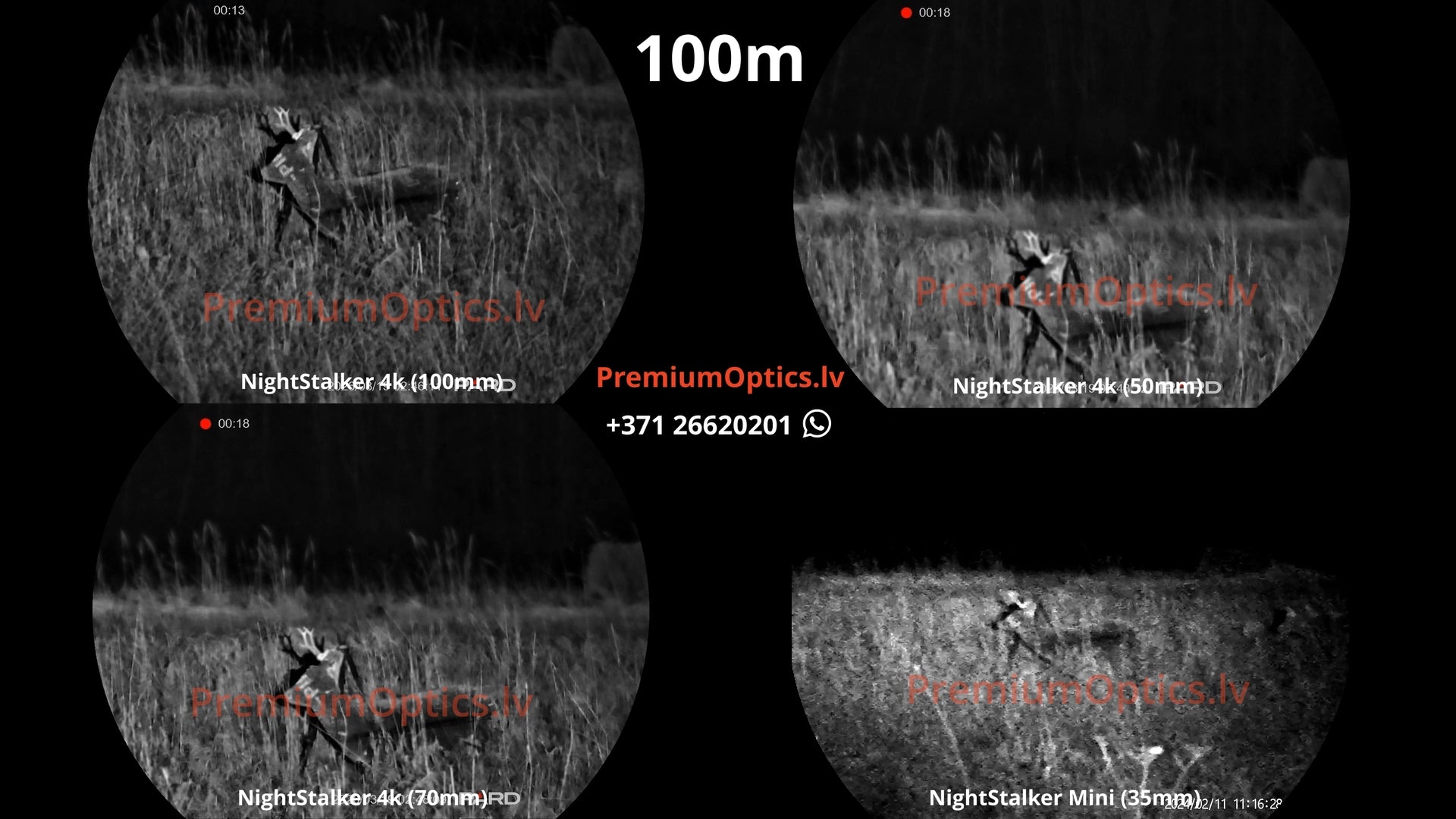 pard night stalker 4k ex digitalais temeklis tests nakts 100m 3x palielinajums